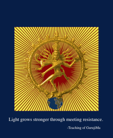 Light grows stronger  meeting resistance. Teaching of GurujiMa.jpg