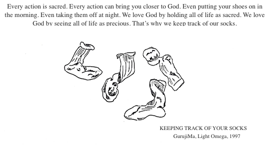 Keeping Track of Your Socks excerpt GurujiMa Light Omega 1997 3.png